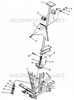 STEERING POST    SPORTSMAN 500 W969244 (4936093609B012)