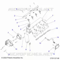 INTAKE MANIFOLD, FUEL RAIL