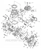 CRANKCASE AND CYLINDER 4X4 350L W938139 (4924052405035A)