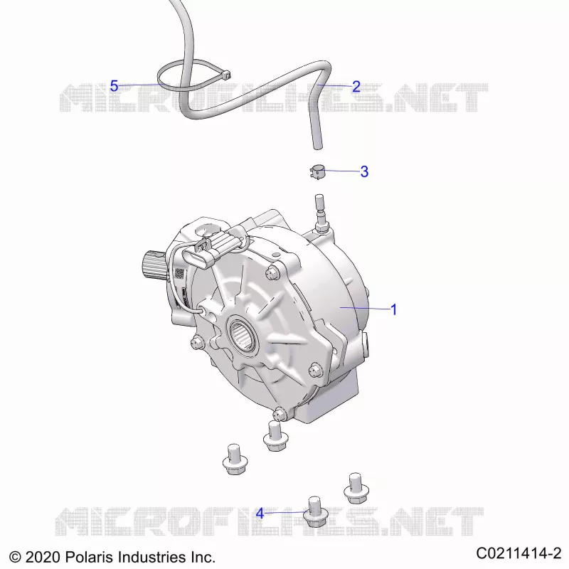 DRIVE TRAIN, FRONT GEARCASE MOUNTING