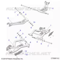 REAR SUSPENSION CONTROL ARMS