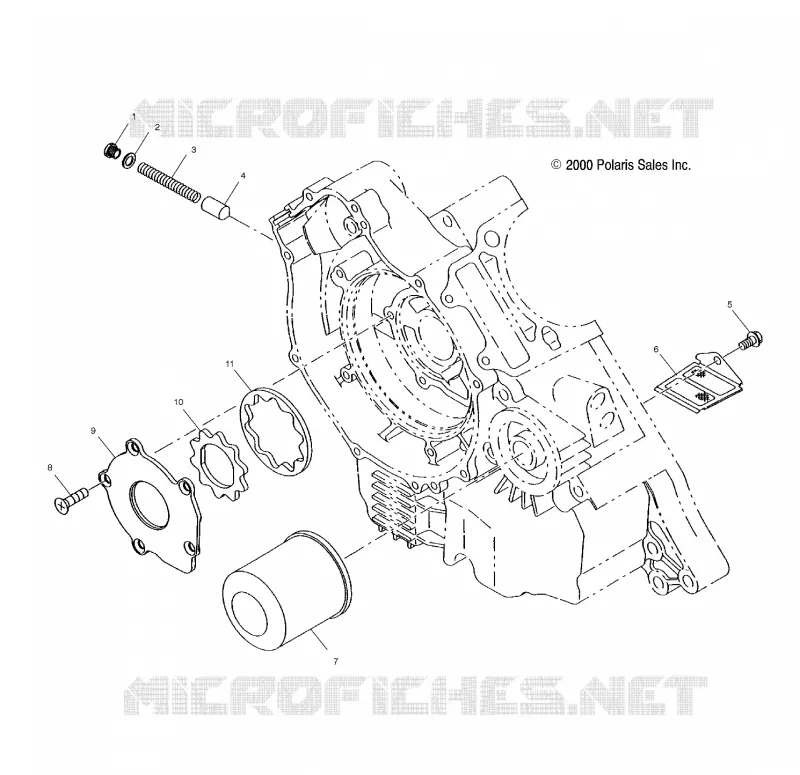 OIL PUMP AND OIL FILTER