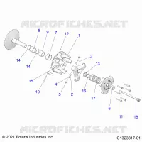 DRIVE TRAIN, PRIMARY CLUTCH