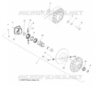 DRIVE TRAIN, SECONDARY CLUTCH