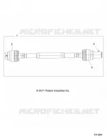 DRIVE TRAIN, FRONT PROP SHAFT