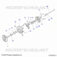 DRIVE TRAIN, PRIMARY CLUTCH
