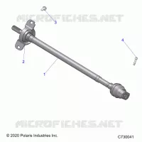 DRIVE TRAIN, FRONT PROP SHAFT