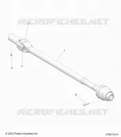 DRIVE TRAIN, FRONT PROP SHAFT