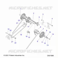 SUSPENSION, REAR TORQUE ARM
