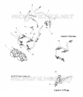 FUEL SYSTEM, RAIL, LINES AND THROTTLE  BODY