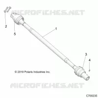 DRIVE TRAIN, REAR PROP SHAFT