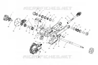 SWING ARM/REAR GEARCASE MOUNTING