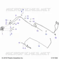 BRAKES, REAR BRAKE LINES