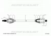 DRIVE TRAIN, FRONT HALF SHAFT