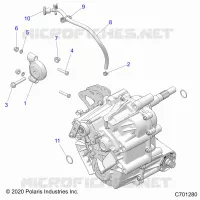 DRIVE TRAIN, MAIN GEARCASE MOUNTING