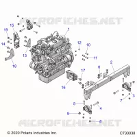 ENGINE, MOUNTING