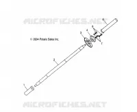 REAR WHEEL AXLE