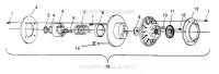 DRIVEN CLUTCH 500 EFI SKS 0962574, 500 EFI RMK 0962974, AND EUROPEAN 500 EF (4931983198C002)