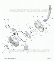 DRIVE TRAIN, CLUTCH COVER AND DUCTING
