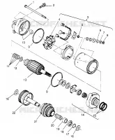 STARTING MOTOR SLX 780 B964287 AND INTL. SLX 780 I964287 (4937443744C008)