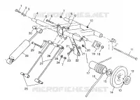 REAR TORQUE ARM TRAIL TOURING 0982362 AND EUROPEAN TRAIL TOURING E982362 (4942314231B014)