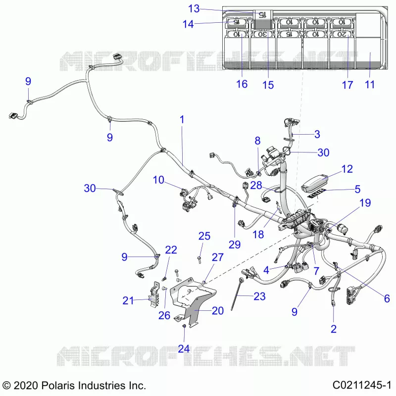 ELECTRICAL, MAIN WIRE HARNESS
