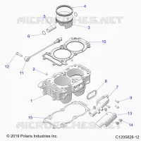 CYLINDER AND PISTON