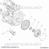 STARTER, FLYWHEEL AND RELATED