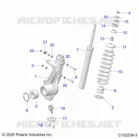 SUSPENSION, FRONT STRUT 