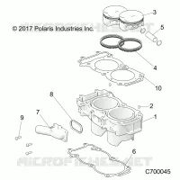 CYLINDER AND PISTON