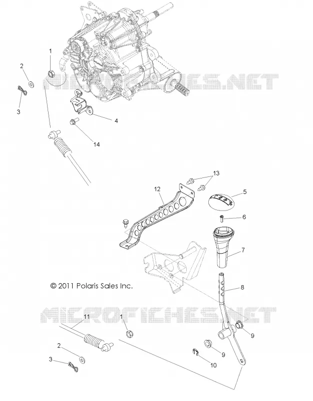 DRIVE TRAIN, GEAR SELECTOR