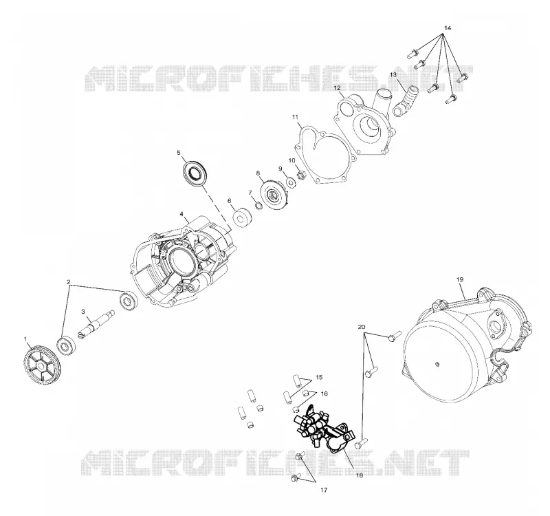 WATER PUMP/OIL PUMP (700)