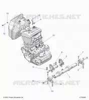 ENGINE, MOUNTING & LONG BLOCK