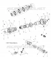DRIVE TRAIN, FRONT GEARCASE INTERNALS