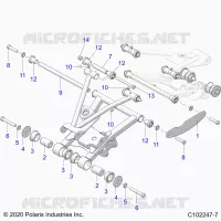 REAR SUSPENSION CONTROL ARM MOUNTING