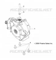 DRIVE TRAIN, FRONT GEARCASE MOUNTING