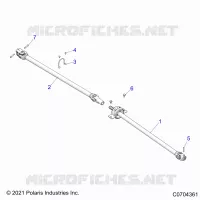DRIVE TRAIN, FRONT PROP SHAFT