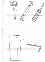 TOOL KIT    SLT 700 B964166 AND  INTL. SLT 700 I964166 (4933923392B012)