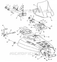 HOOD WIDETRAK LX 0972065 AND  EUROPEAN WIDETRAK LX E972065 (4938223822A009)