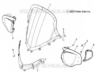 WINDSHIELD AND MIRRORS