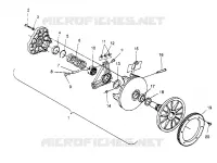 DRIVE CLUTCH  TRAIL 0952761, TRAIL DELUXE 0952262,   AND EUROPEAN TRAIL DEL (4928862886C007)