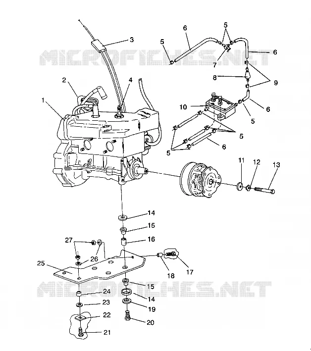 ENGINE MOUNTING LITE GT / 0933133 (4923232323021A)