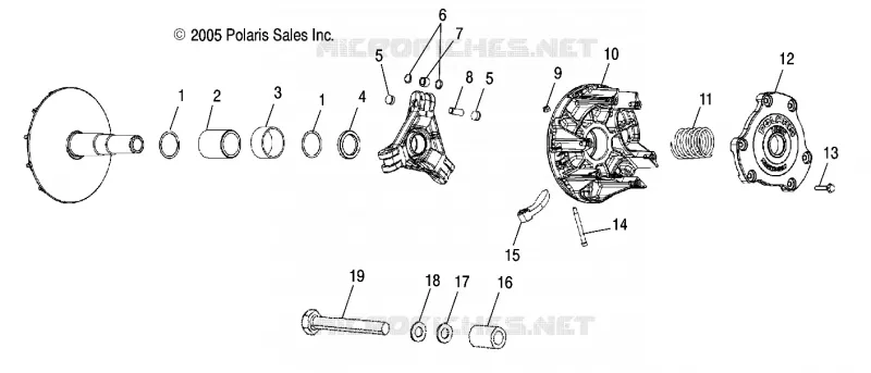 DRIVE CLUTCH AND MOUNTING
