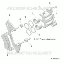 FRONT BRAKE CALIPER