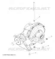 DRIVE TRAIN, REAR GEARCASE MOUNTING