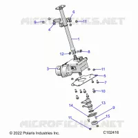 STEERING POST  AND EPS