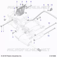 DRIVE TRAIN, MAIN GEARCASE MOUNTING