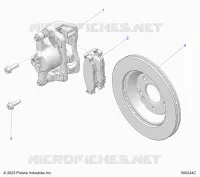 BRAKES, FRONT BRAKE CALIPER