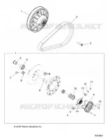 DRIVE TRAIN, SECONDARY CLUTCH