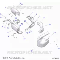 ENGINE, EXHAUST SYSTEM